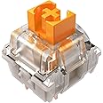 Razer Mechanical Switches Replacement Pack for Gaming Keyboard: Gen-3 Orange Tactile Switches - 2.0mm Actuation Point at 50g - Transparent Housing - 3 Pin - Box-Style Cross Stem - 36 pcs