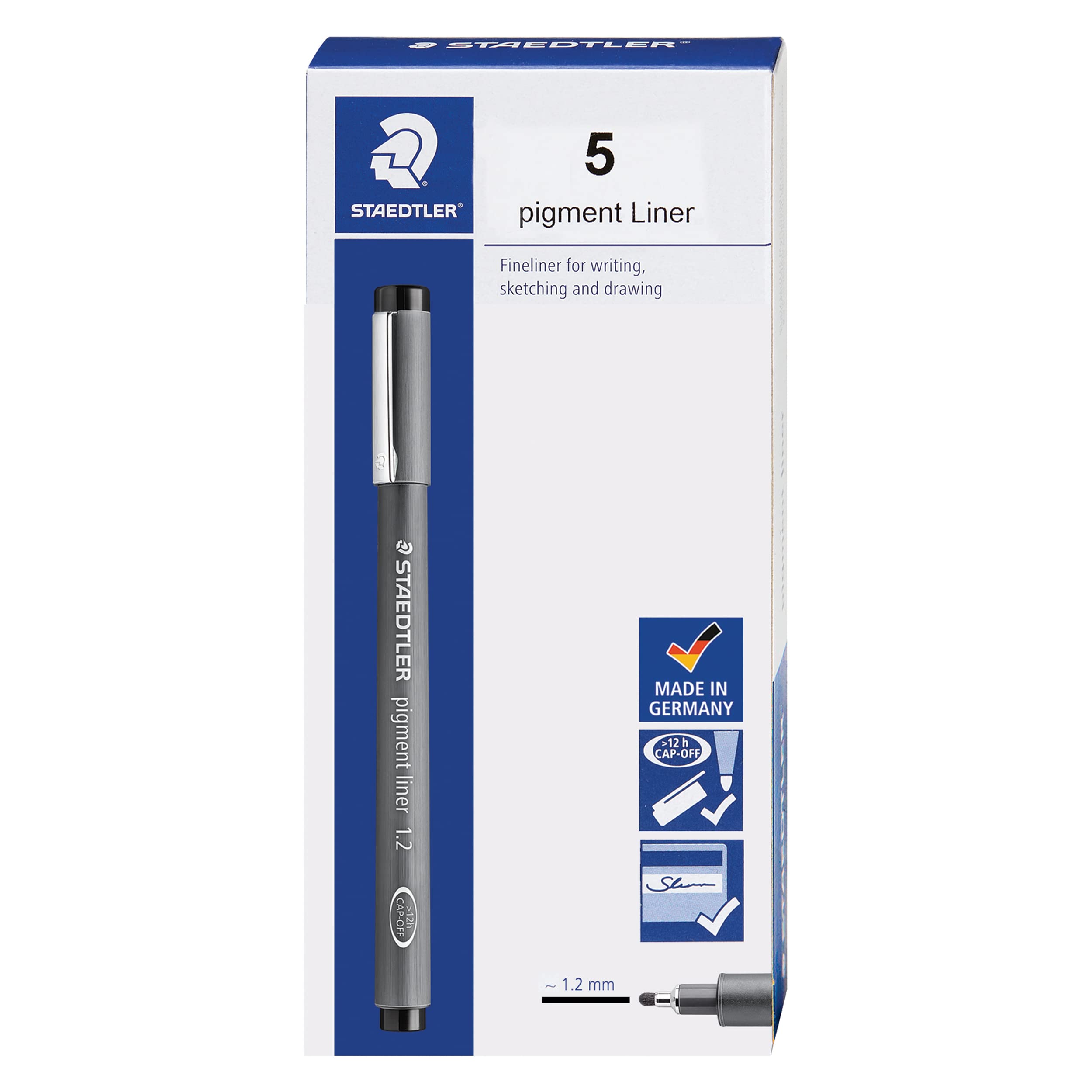 Caneta Técnica Pigment Liner STAEDTLER 12 Pontas Nanquim | Brasil