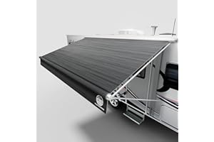 VILDVANDRING RV Awning Fabric Replacement – 19.5oz Heat-Sealed Vinyl, UV & Weatherproof, Sunproof, Universal Outdoor Canopy for RVs, Campers, Trailers & More – Heavy-Duty, Long-Lasting Protection