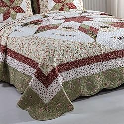 YAYIDAY Oversized Queen Bedspreads Patchwork Quilt