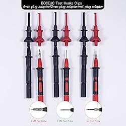 BOCEUC Grabber Micro Test Hook Clip for 4mm Plug