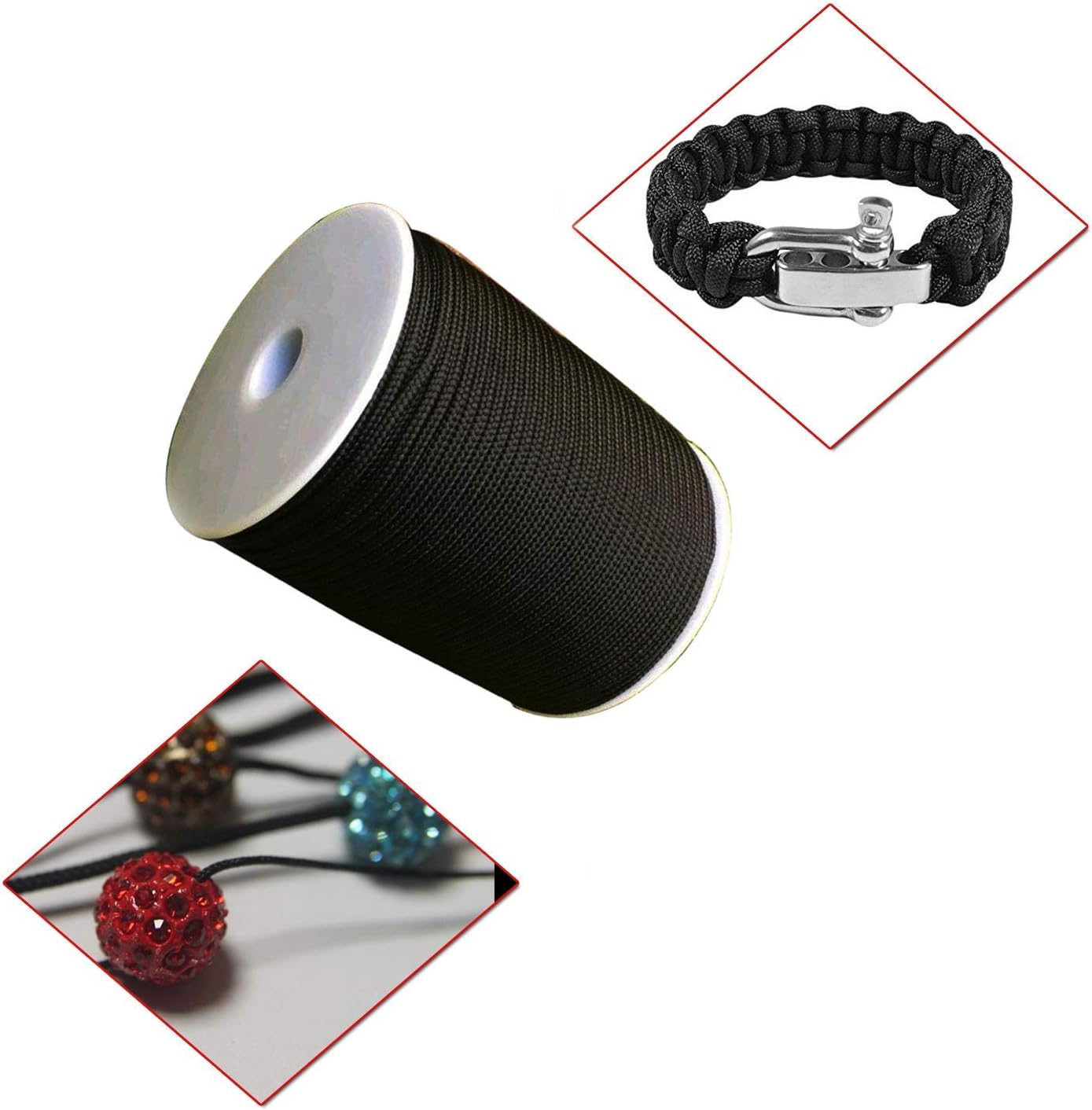WedDecor 3mm Roman Blind Cord, 10 Meters Black Braided Cord Blind String for Gardening Plants Kitchen & Window Blinds - Image 5