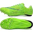 DKHHN Men's Spikes Track and Field Shoes Outdoor Sprint Racing Running Jumping Traning Cleats