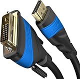 KabelDirekt HDMI to DVI Adapter Cable 0.5m AIS Shielding 24+1 Gold