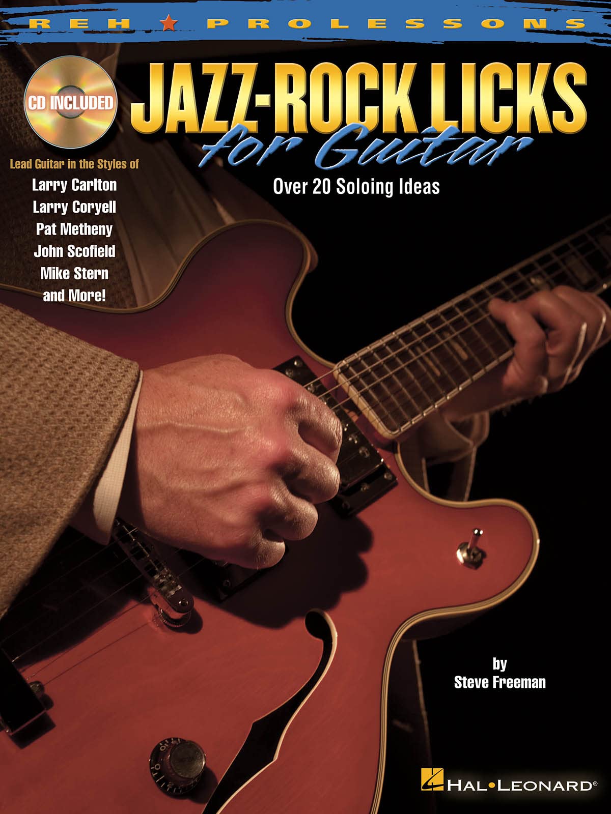 Reh Pro Licks Jazz-Rock Licks For Guitar With Tab Book/Cd (REH Pro Lessons)