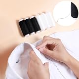 AUERVO 6 Pack Black & White Sewing Thread 250 Yards Polyester view 3
