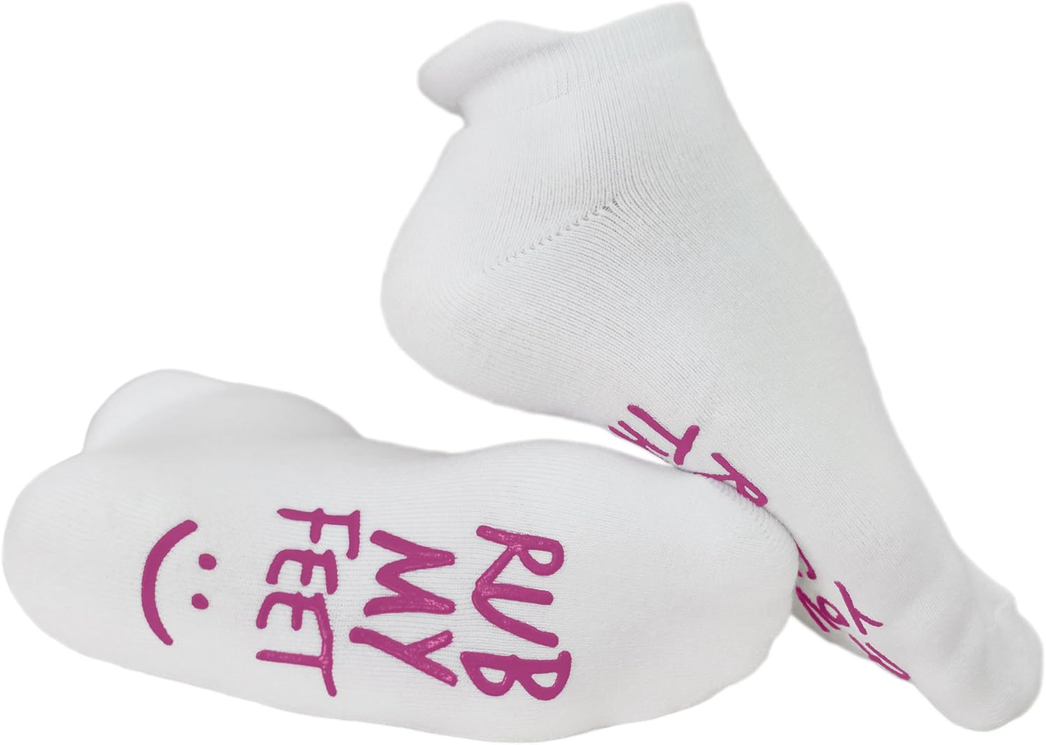 Kindred Bravely Labor and Delivery Inspirational Fun Non Skid Push Socks for Maternity -"Rub My Feet" at  Women’s Clothing store