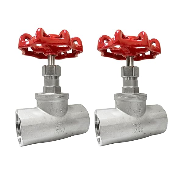 ZKH 2 PCS SHUT OFF GLOBE VALVE –...