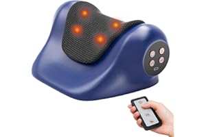Neck Massager with Heat, Neck Massager Pillow with 3 Modes & Heat, 3-in-1 Wireless Electric Shoulder Massage with 2000mAH, Gi