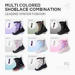 HAPPY NOCNOC Boys Girls Snow Boots Waterproof