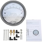 Differential Pressure Gauge for HVAC Systems &ndash; Industrial Clean Room Filter Monitoring Pressure Gauge with Dual Scale Pointer