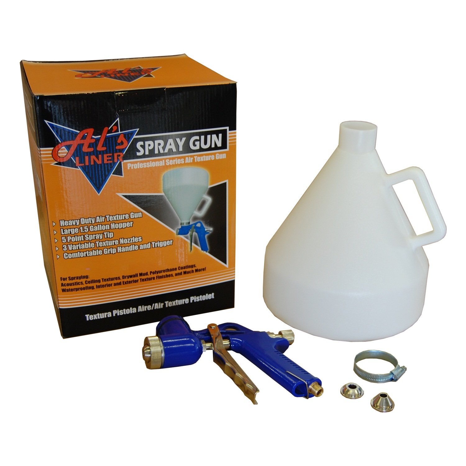 Buy Al's Liner Professional Series Hopper Pneumatic Air Texture Spray