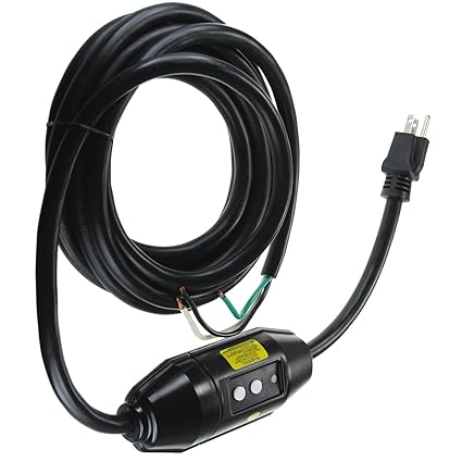 Gfci Cord Replacement For Hot Tub Spa Pool 120v 15a Inline Style