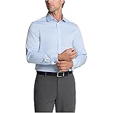 Calvin Klein Men's Slim Fit Non Iron Solid French Cuff Dress Shirt - Amazon Exclusive