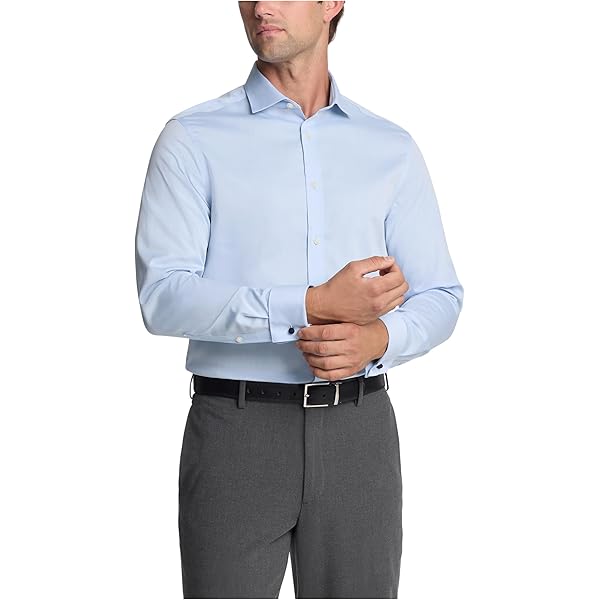 Amazon.com: Calvin Klein Men's Dress Shirts Xtreme Slim Fit Non Iron  Herringbone Shirt, Smoke, 13.5" Neck 32"-33" Sleeve : Clothing, Shoes &  Jewelry