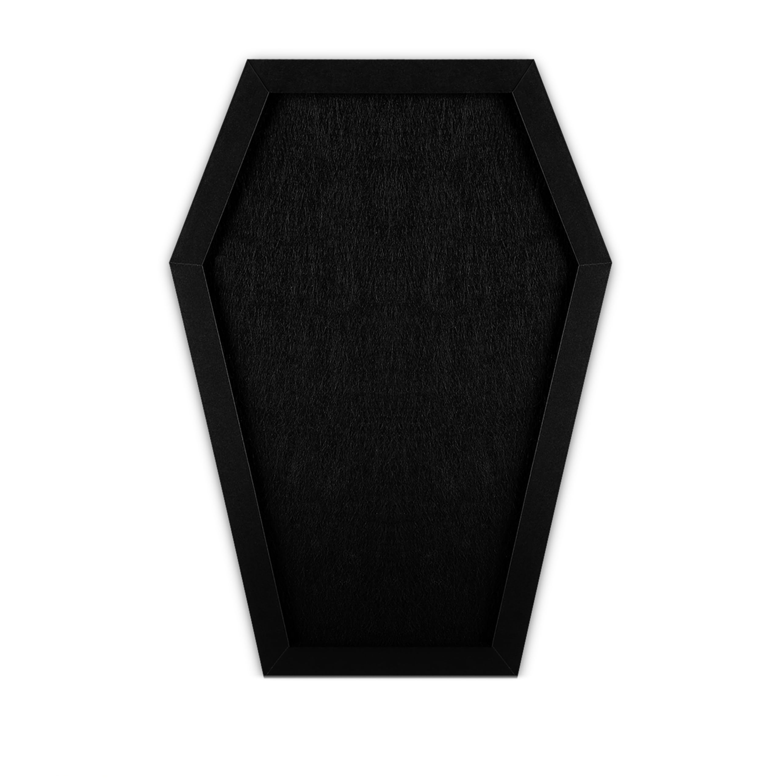 Okydoky Coffin Felt Bulletin Board for Table Top or Wall, Coffin Message Board with Pins, Gothic Decor for Home, Office, Bistro and School(1pc,UK)