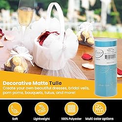 Expo International Decorative Matte Tulle Spool of