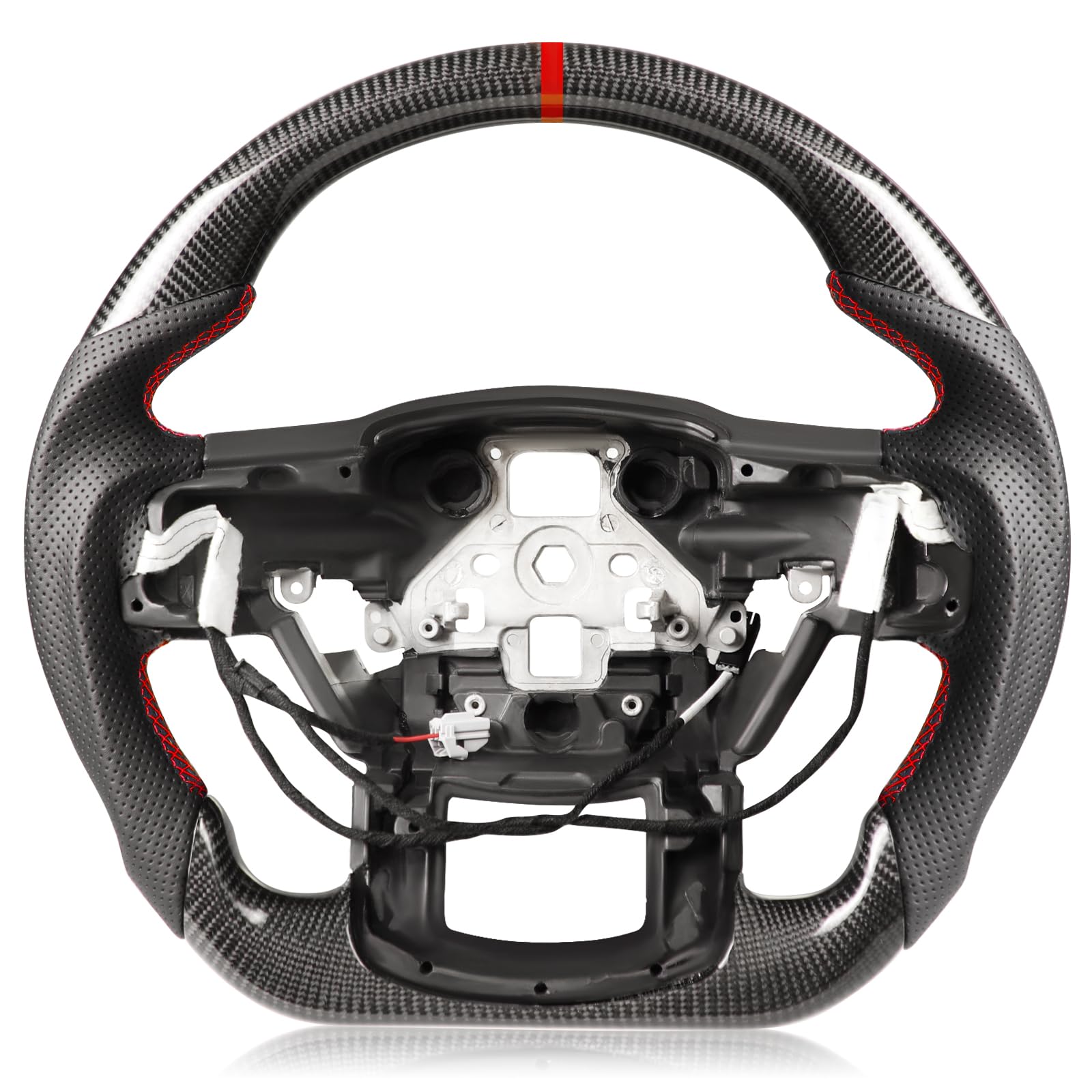 TESFEEL Carbon Fiber Heated Steering Wheel for