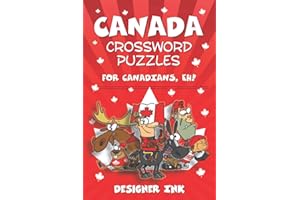 Canada Crossword Puzzles: PEOPLE, PROVINCES, HISTORY, HOLLYWOOD NORTH. Canadian Art Interior. Easy to Hard Words. ALL AGES Ac