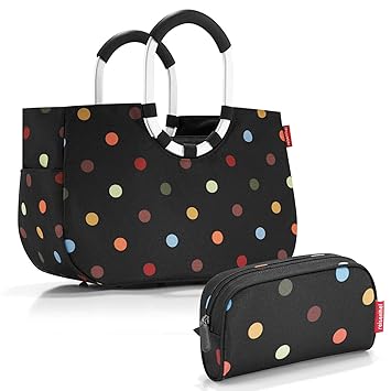 reisenthel Set loopshopper M Einkaufstasche + makeupcase Kulturtasche (dots)