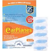 EarPlanes Ear Plugs Kid's Small Size 1 Pair (Pack of 5)