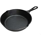 Lodge 6.5 Inch Cast Iron Skillet. Extra Small Cast Iron Skillet for Stovetop, Oven, or Camp Cooking
