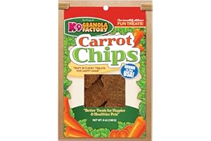 K9 Granola Factory Carrot Chips Dog Treat, 5 Oz