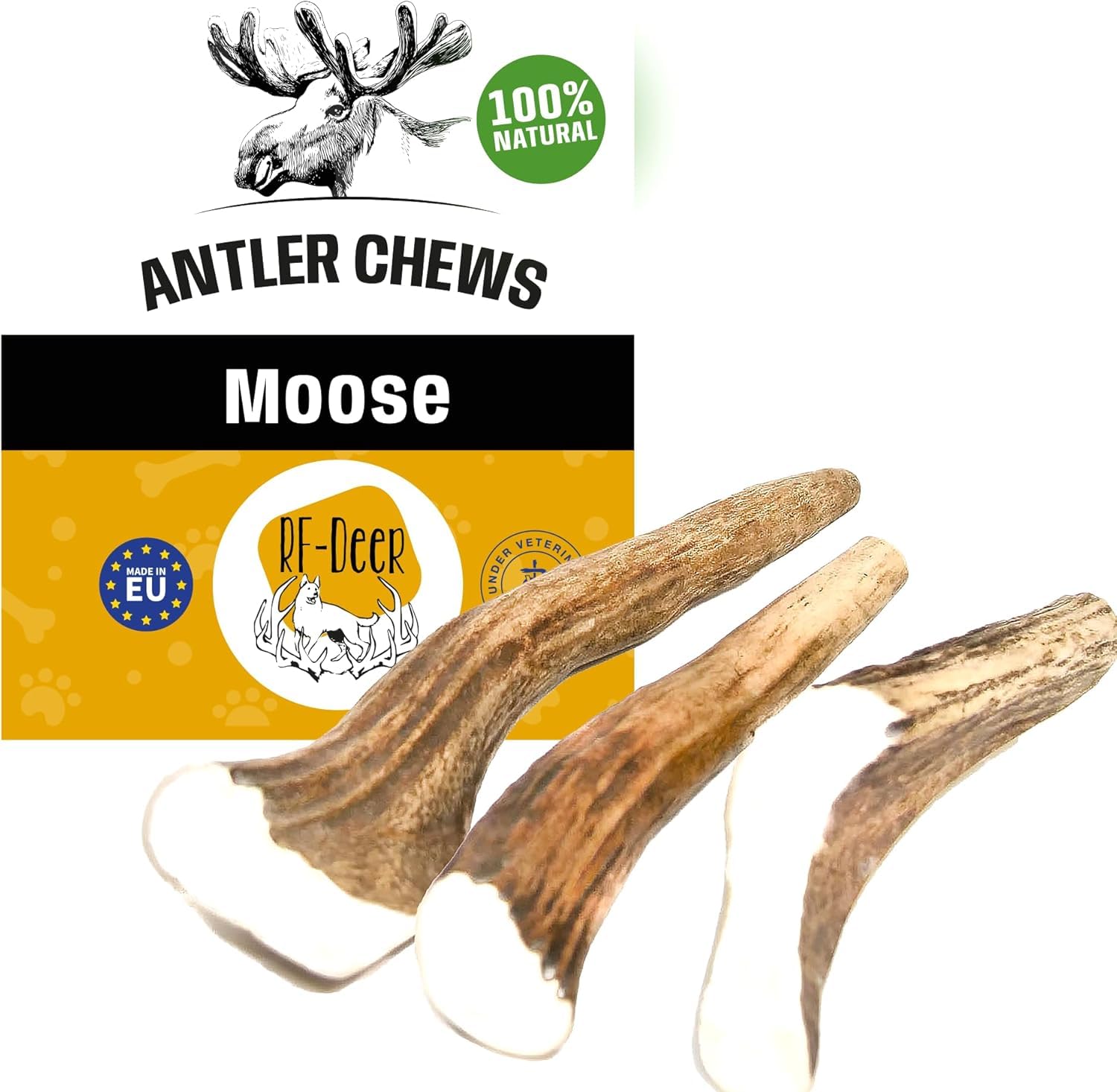 RF - Deer Dog Antler Chew Treat, HARD Version, Size L, 12-13 cm, 0.12 kg