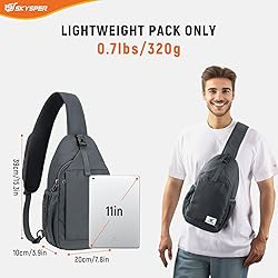 SKYSPER Sling Bag RFID Cross Body Bag Recycled