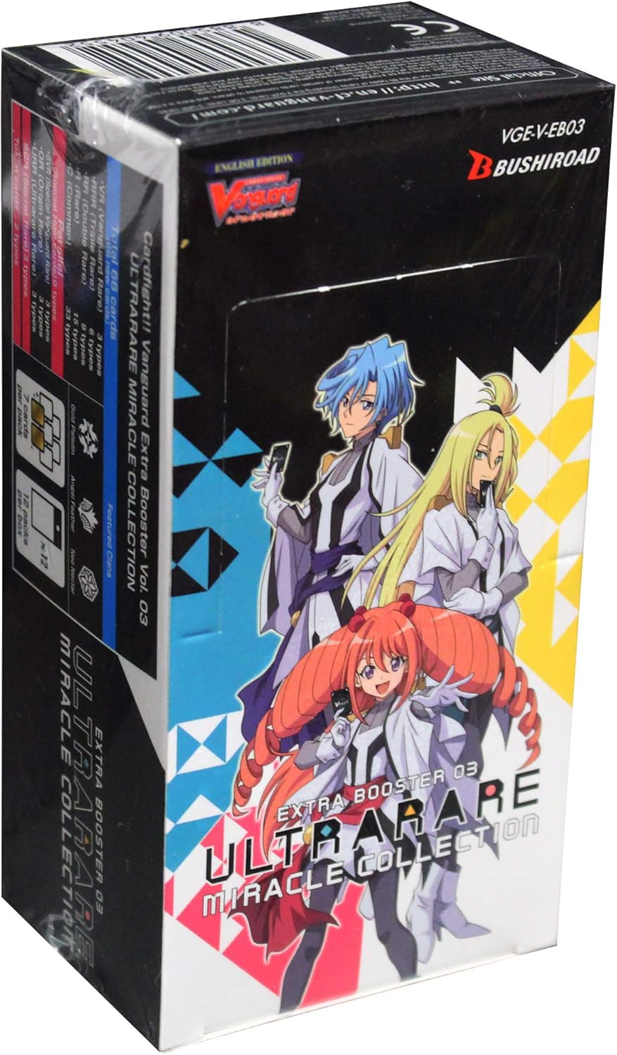 Bushiroad Cfvvge V Eb03 Cardfight Vanguard G Ultrarare Miracle Booster Display Box Of 12 Packets Multi Amazon Co Uk Toys Games