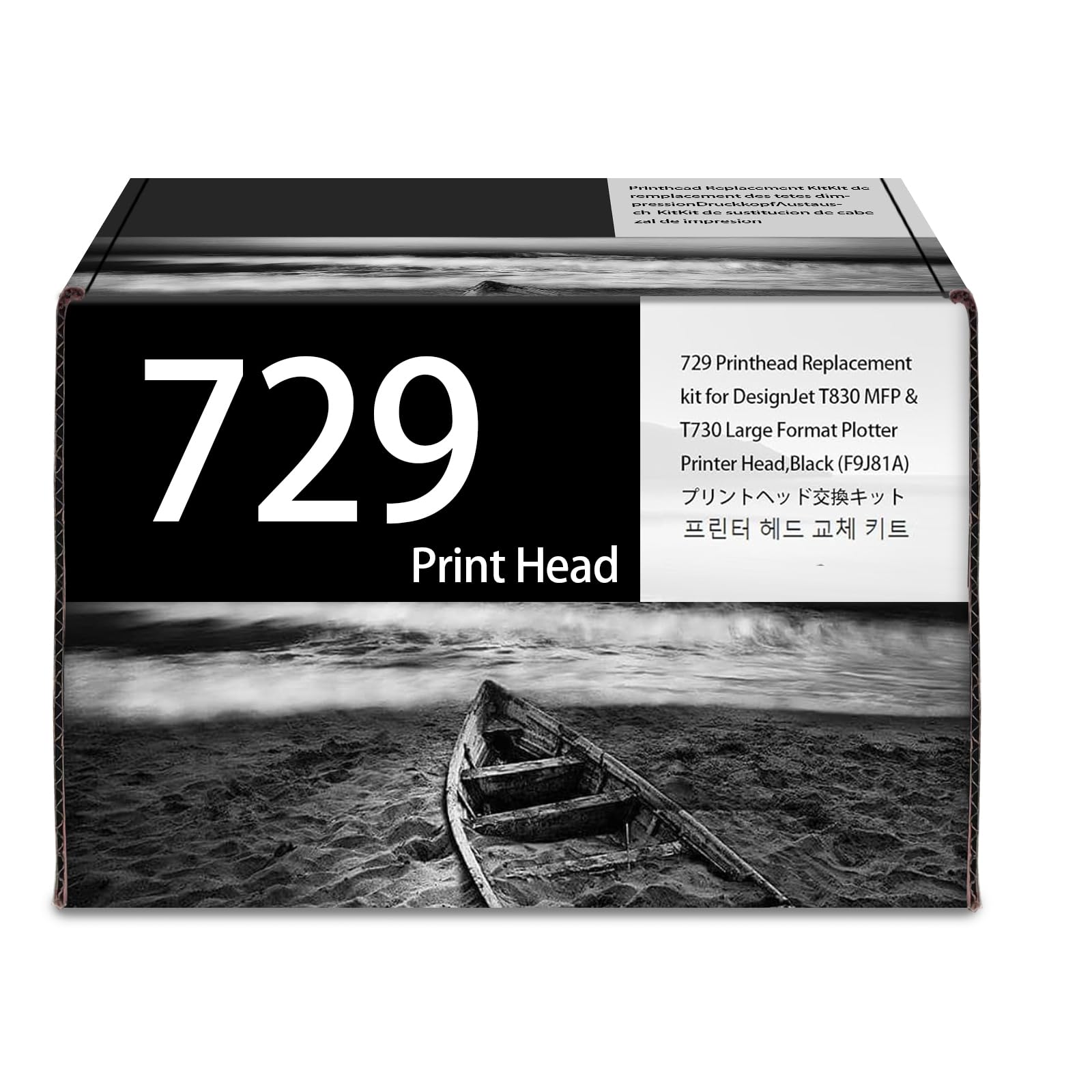 Photo 1 of SAIBOYA 729 Printhead Replacement for F9J81A for DesignJet T830 MFP T730 Large Format Plotter Printer Head,Black Printer Head 50000+ Pages