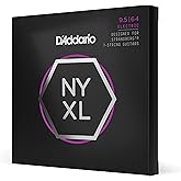 D'Addario Electric Guitar Strings, NYXL Nickel Plated, NYXL09564SB, 9.5-64 Custom Light, 7-String Strandberg, Pack of 1