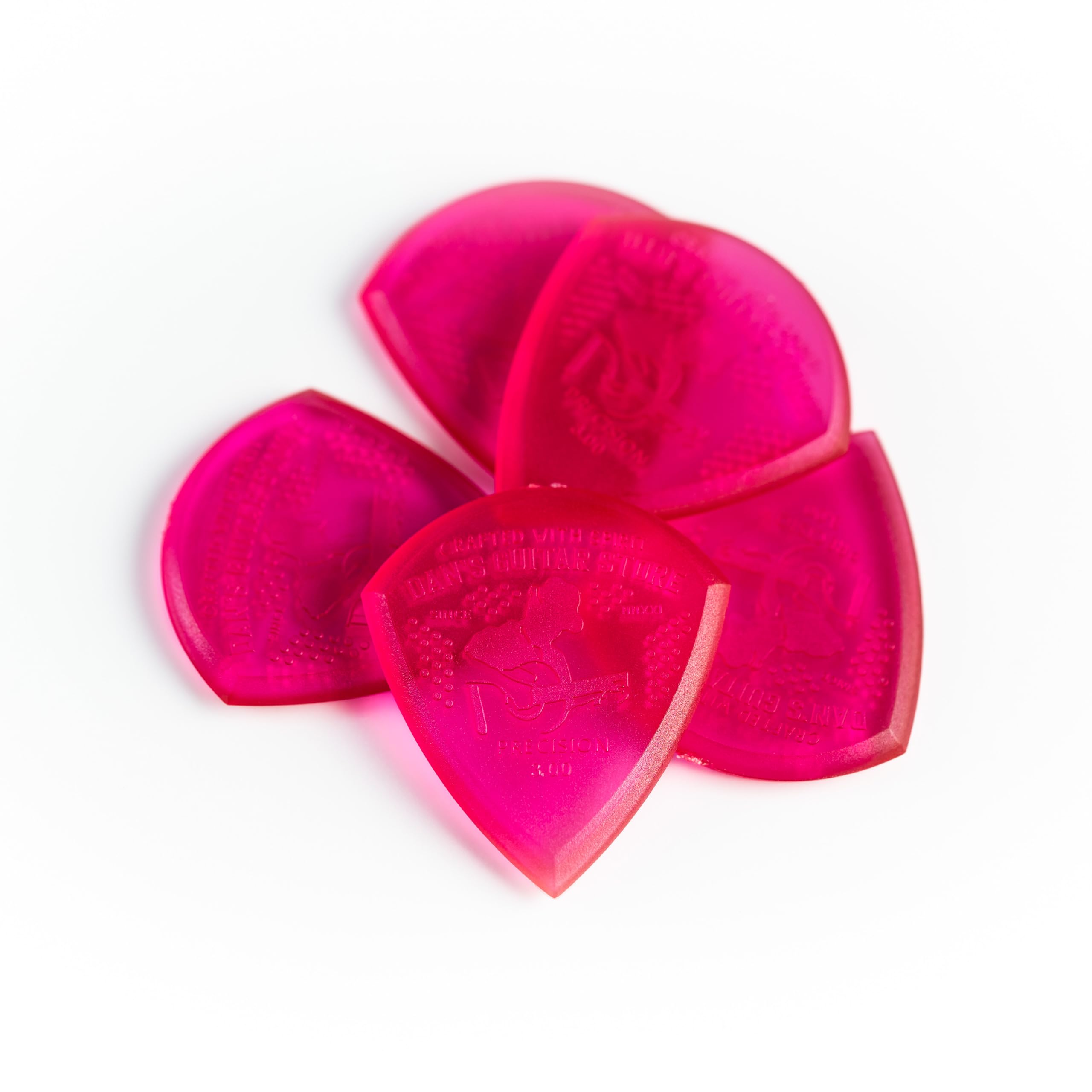 Dan's Guitar Store - Precision Pick 3.00mm - 5-Pack - Extra Heavy Premium Plectrums for Professionals…