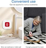 OOCOME Wifi Elderly Panic Call Button Alarm 2.4GHz Home Care Alert System view 6