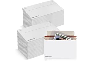 STORAGE STANDARD 110-Pack Card Shipping Envelopes - 7 x 4.35 Inches Trading Cards Self-Adhesive Mailers, Perfect Fit for Semi-Rigid Sleeves, Toploaders & Ding Defend Protectors - Hobby Mailing Supplies