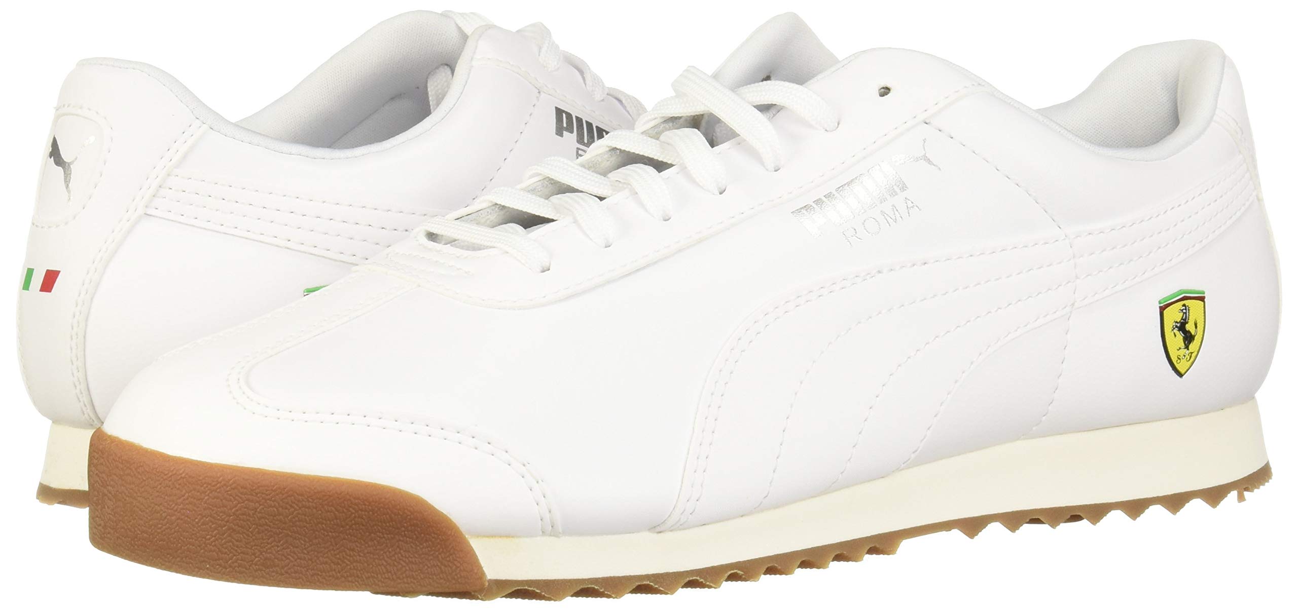 PUMA Men's Scuderia Ferrari Roma Sneaker, White White, 14 M US Pricepulse
