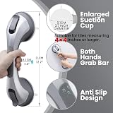 TAILI Suction Grab Rails for Bathroom 2 Pack 31 cm No Drilling 110 kg view 4