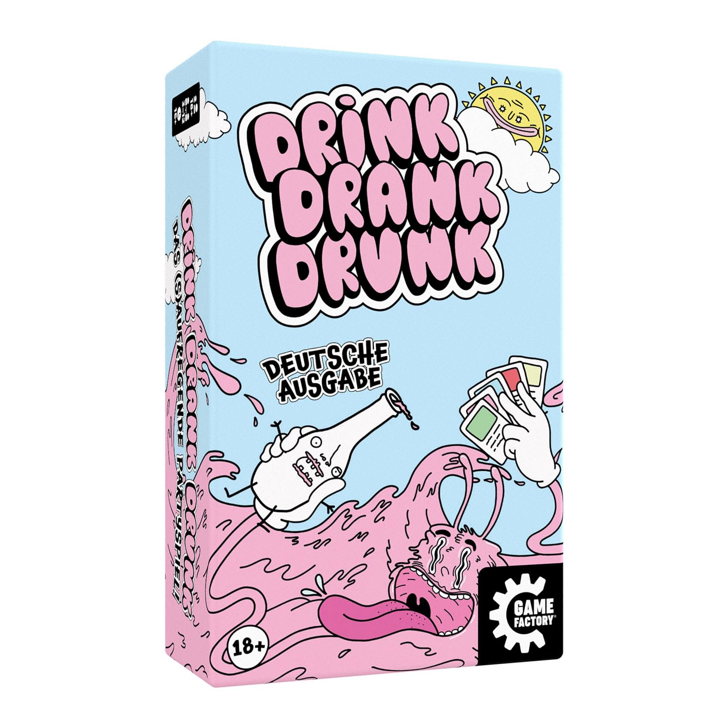 Game Factory 646276 Drink Drank Drunk - The (s) Exciting Party Game, Drinking Game, Card Game for Adults, Drinking Game from 18, German Edition