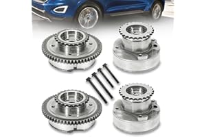 Intake & Exhaust VVT Cam Phaser Timing Camshaft Adjuster Sprocket Gear 4PCS Fit for Ford Edge / F150, Lincoln MKX/Mark 3.5L 3
