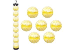 Eco-Fused Deodorizing Balls for Sneakers, Lockers, Gym Bags - 8 Pack - Neutralizes Sweat Odor - Also Great for Homes, Offices and Cars - Easy Twist Lock/Open Mechanism - Citrus Mania