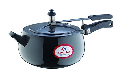 Bajaj Anodized Handi, 5 Litres, Black