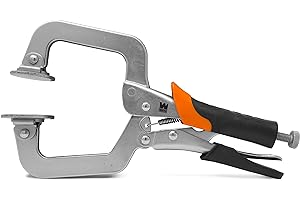 Wen CL327F 3-Inch Face Clamp for Woodworking and Pocket Hole Joinery