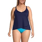 Women's Tulip Hem Tankini Top