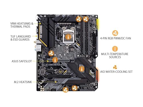 ASUS TUF Gaming Z490-Plus (WiFi 6), LGA 1200 (Intel® 10th Gen) ATX