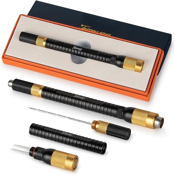 Cadeau Cigare Cigar Punch 4 In 1,Set D'outils Pour Poinçons à Cigare Avec Double Taille ( 8mm&11mm), Outil Pour Améliorer Le Tirage Du Cigare Et Double Lame En Caoutchouc Inoxydable Avec Boîte