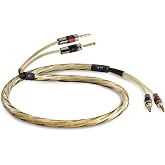 QED GAXT Pre-Terminated Speaker Cable &ndash; 2.5m Pair | Award-winning Audio 40 heritage, Ultra-low jitter design for high-fidelity audio