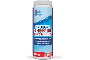 Hot Tub Chlorine Granules (700g) - for Hot Tubs and Spas - by Pool Supplies Canada