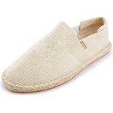 Alexis Leroy Men's Canvas Slip on Flat Espadrilles