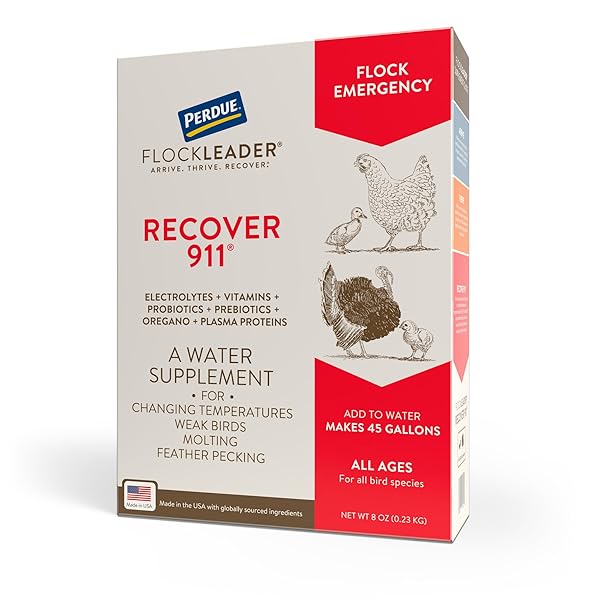 FLOCKLEADER RECOVER 911, SEVERE STRESS PROBIOTIC WATER SUPPLEMENT...