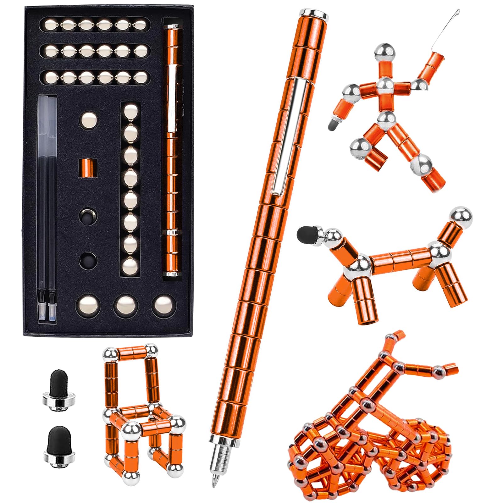 Easter Basket Stuffers for Teens Toddler Magnetic Fidget Pen, Magnetic Pen for Teenage Boys, Decompression Magnet Pen Fidget Toy Pens, Birthday Novelty Toy for Classroom Students Present
